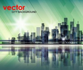 Abstract city background 1 vectors