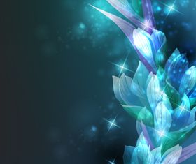 Ornate floral background 2 set vector