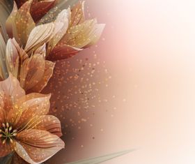 Ornate floral background 3 set vector