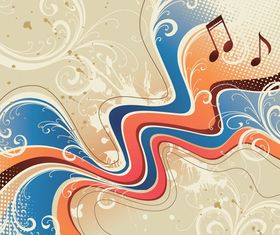 Music abstract background 2 vector