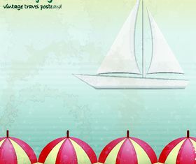 Retro Travel design elements 4 vector