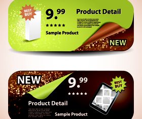 Product sale banner 2 vector