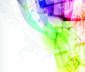 Colorful Squares concept background 2 set vector