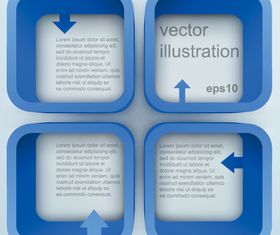 Square text boxes background 2 vector