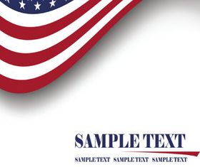 American Flag 1 vector