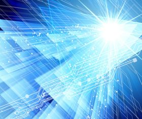 Light and Technology background set vector