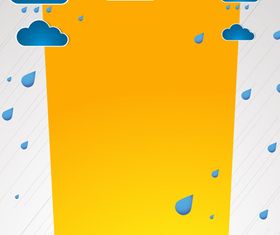 Origami and Cloud background 1 vector