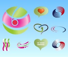 Colorful Logos vector