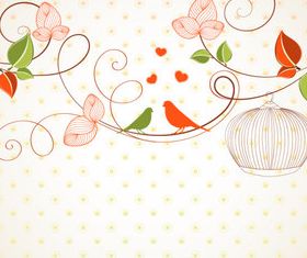Draw cartoon flower background 6 vector