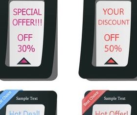 Offer Symbols vector graphics