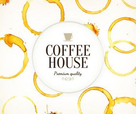 Coffee menu design elements 1 vector