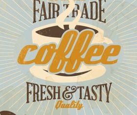 Coffee menu design elements 3 vector
