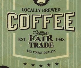 Coffee menu design elements 4 vector