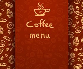 Coffee menu design elements 5 vector