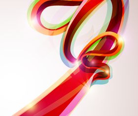 Fashion shapes shiny background 2 vector