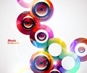 Fashion shapes shiny background 3 vector