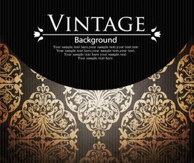 Floral vintage style background 1 vector