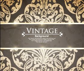Floral vintage style background 3 vector