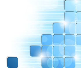 Shiny Square elements background design vector