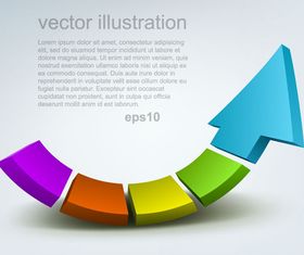 Creative Arrow background illustration vector