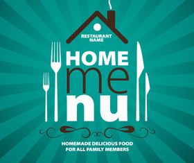 Menu cover creative design 3 vector