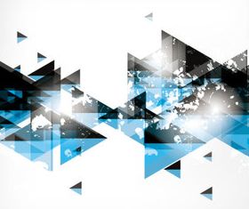 Abstract Triangle background vectors graphic