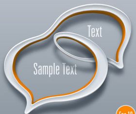 Creative text cloud background 4 vector