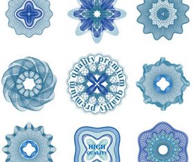 Sale floral stickers 2 vector
