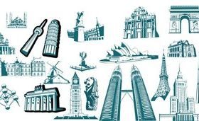 Landmark Architecture vector