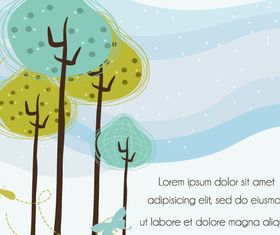 Darw Plant background 2 vector