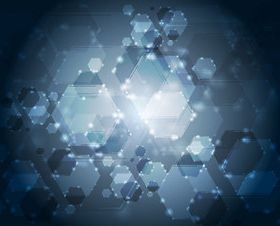 Blue Halation background 8 vector