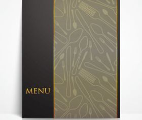 Menu cover 2 vector