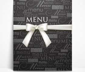 Menu cover 4 vector