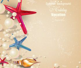 Summertime background 1 vector