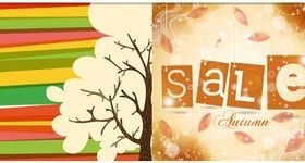 Autumn Backgrounds vector set
