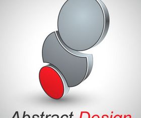Abstract shapes design 2 set vector