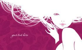 Stylish girl elements 2 vector