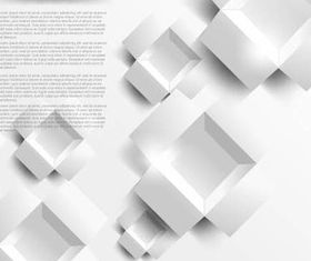 3D Geometry shapes background 1 vector