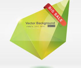 Color Origami abstract background 3 vector