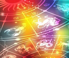 Glowing Constellation Roulette 1 vector