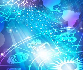 Glowing Constellation Roulette 2 vector