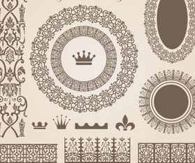 Vintage Decor element vector