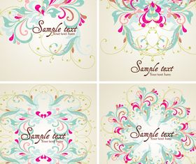 Elegant Floral art background 1 vector