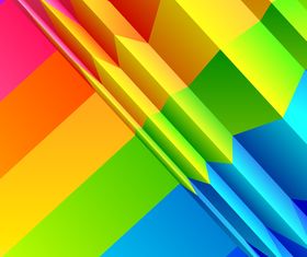 Color Origami background vector