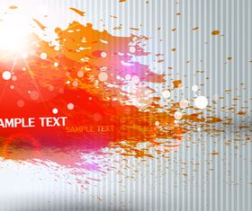 Shiny Red Splash background vector