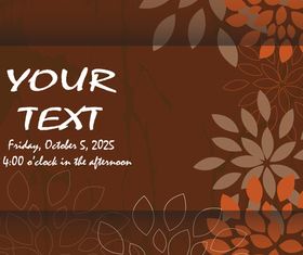 Brown style background set vector