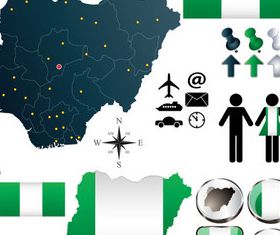 Nigerielements vector graphic