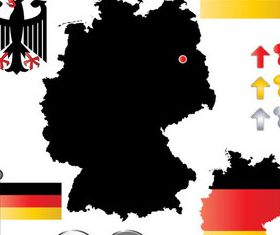 Germany elements Illustration vector