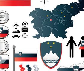 Slovenielements vectors graphics