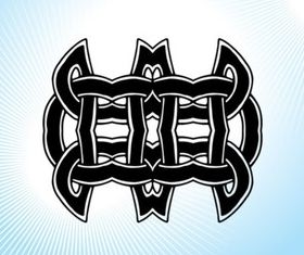 Celtic Knot Tribal Design design vectors